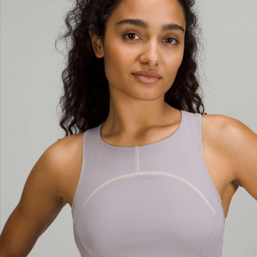 Lululemon Light Gray Sports Bra